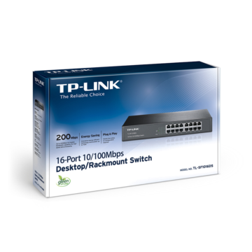 TP-Link TL-SF1016DS 16Port 10/100 Switch